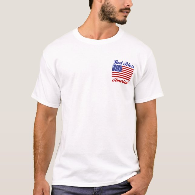 Camiseta Deus abençoe América!! (Frente)