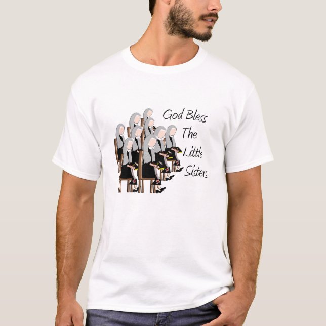 Camiseta Deus abençoe as irmãs mais nova (Frente)