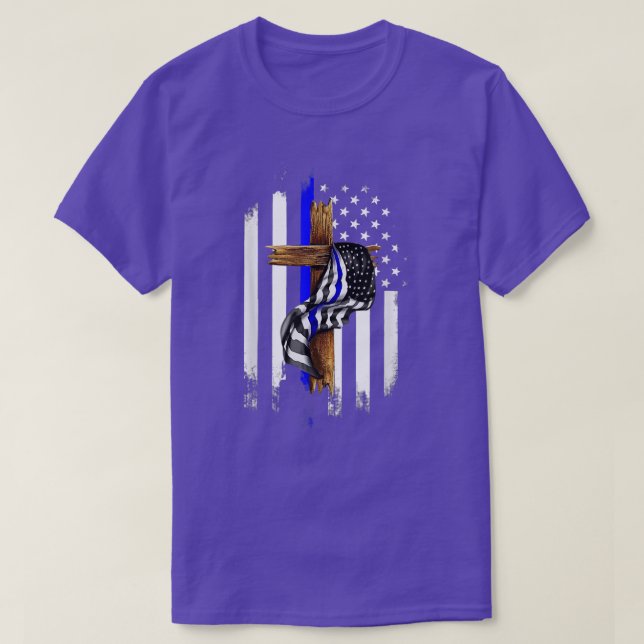 Camiseta Deus abençoe Azul (Frente do Design)