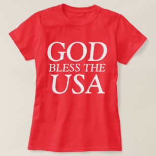 Camiseta Deus abençoe dos EUA