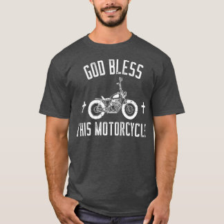 Camiseta Deus abençoe Este Motociclo