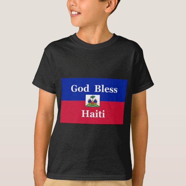 Camiseta Deus abençoe Haiti (Frente)