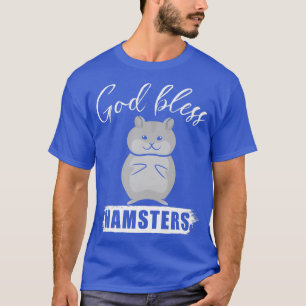 Camiseta Deus abençoe Hamsters a Christian Hamster Lover Pr