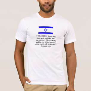 Camiseta Deus abençoe Israel