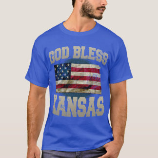 Camiseta Deus abençoe Kansas Gift Proud Forte Design Incrív
