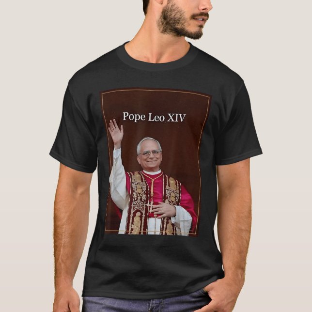 Camiseta Deus abençoe Leo Xiv 1 (Frente)