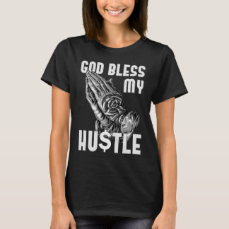 Camiseta Deus abençoe Meu Hustle Jesus Christian