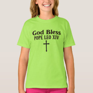 Camiseta Deus abençoe Papa Leo XIV