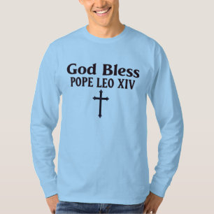 Camiseta Deus abençoe Papa Leo XIV