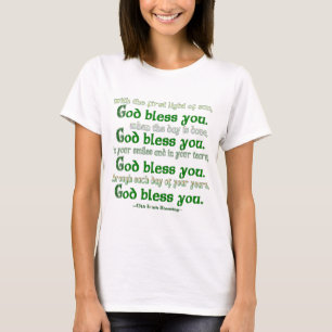 Camiseta Deus Abençoe Você Bênção Irlandesa