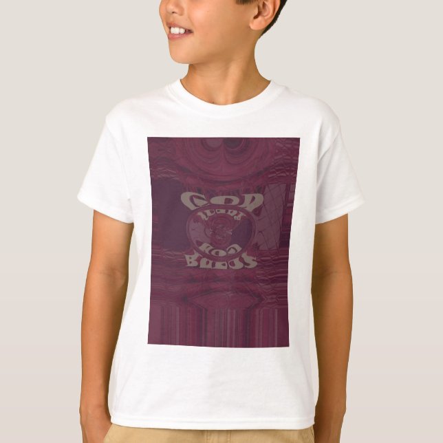 Camiseta Deus abençoe Você Girafas Art Impressão/Design (Frente)