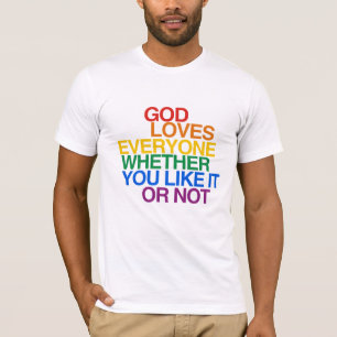 CAMISETA DEUS ADORA TODOS -