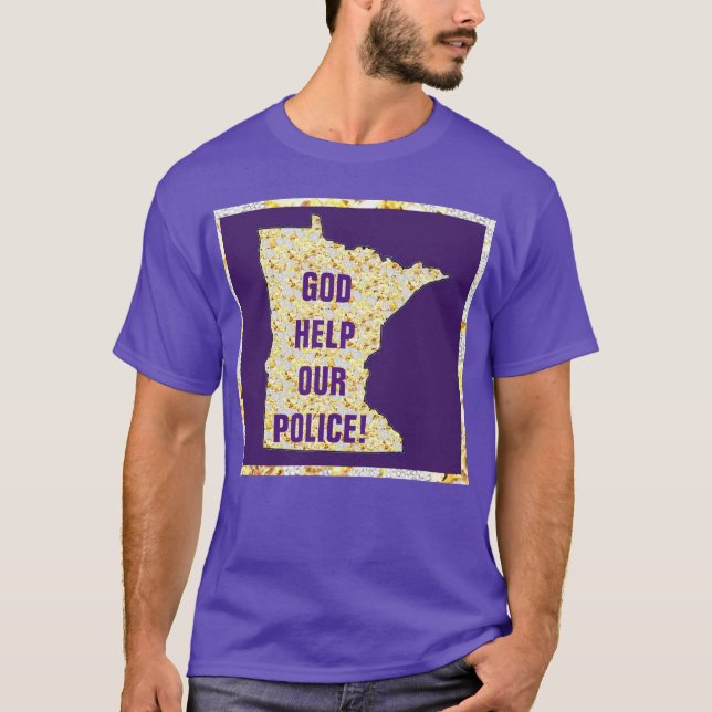 CAMISETA DEUS AJUDA NOSSA POLÍCIA (Frente)