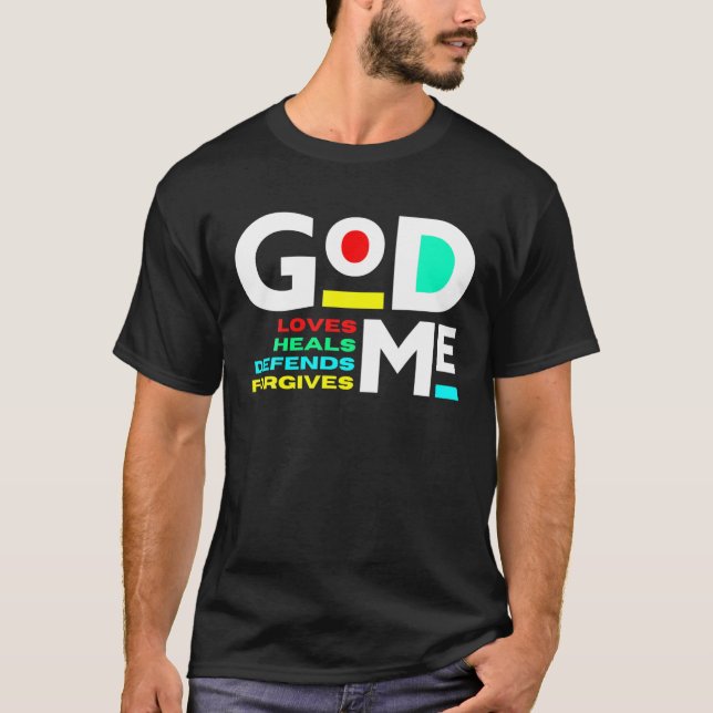 Camiseta Deus ama as defesas da saúde (Frente)