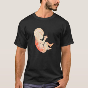 Camiseta Deus ama Crianças Pro Life Anti-Aborto Roe Wade