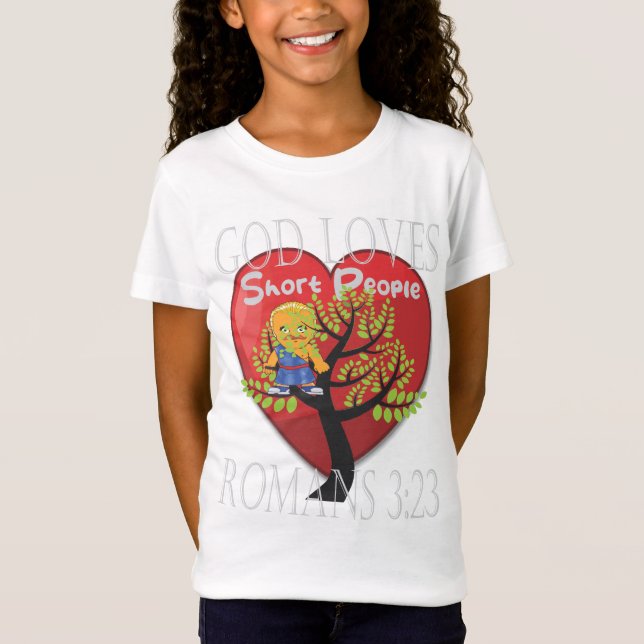 Camiseta Deus Ama Pequenas Pessoas (Frente)