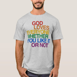 CAMISETA DEUS AMA TODOS -