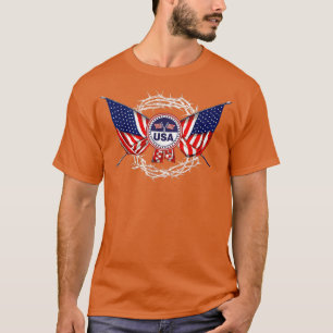 Camiseta Deus Americano Bandeira Jesus Religioso Cristão Am