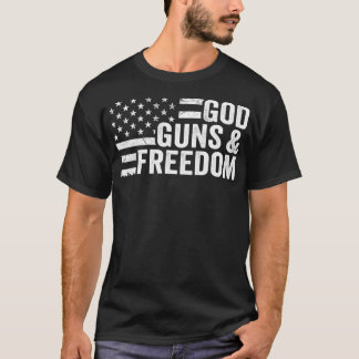 Camiseta Deus Armas e Liberdade Pro Armas Patriota American