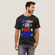 Deus, armas e t-shirt do trunfo para o apoio do