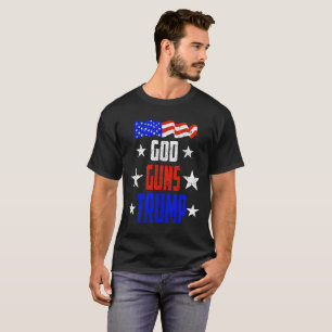 Camiseta Deus, armas e t-shirt do trunfo para o apoio do