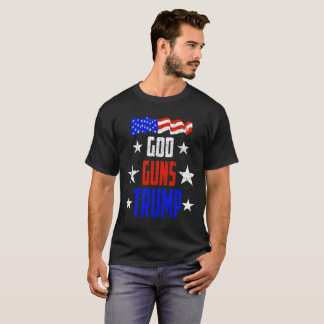 Camiseta Deus, armas e t-shirt do trunfo para o apoio do