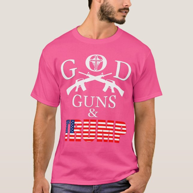 Camiseta Deus Armas e Trump (Frente)