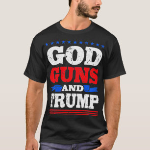 Camiseta Deus Armas e Trump Donald Trump Apoiador