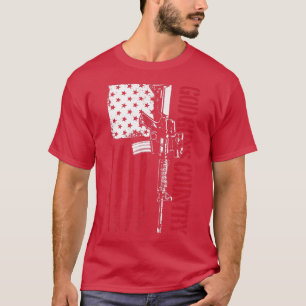 Camiseta Deus Armas País Ar15 Direitos das Armas América se