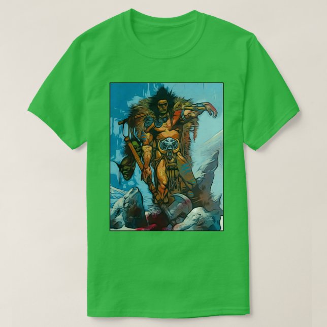 Camiseta Deus bárbaro (Frente do Design)