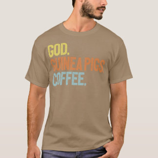 Camiseta Deus Café Guiné Porcos