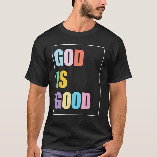 Camiseta Deus Colorido é Bom (Frente)