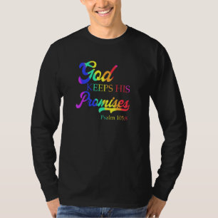 Camiseta Deus Cumpre As Suas Promessas Salm 1058 Christian