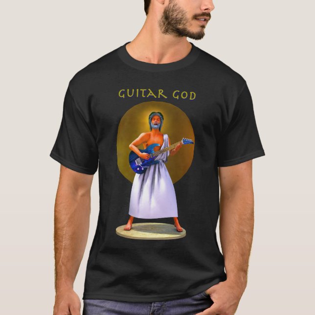 Camiseta Deus da guitarra (Frente)