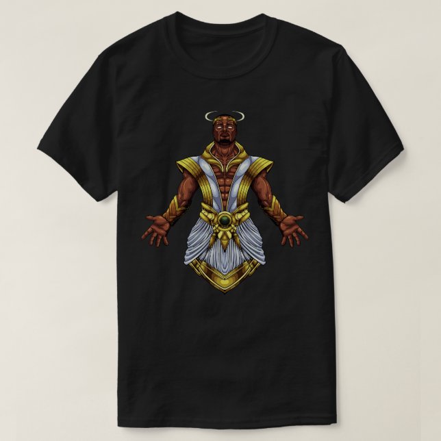 Camiseta Deus da religião Yoruba Olorun (Frente do Design)