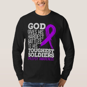 Camiseta Deus Dá Sua Batalha Mais Dura Ao Seu Soldi Mais Du