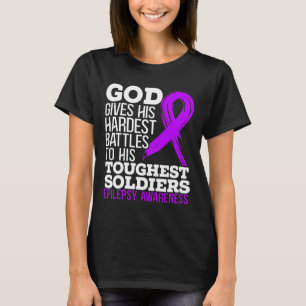 Camiseta Deus Dá Sua Batalha Mais Dura Ao Seu Soldi Mais Du