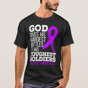 Camiseta Deus Dá Sua Batalha Mais Dura Ao Seu Soldi Mais Du