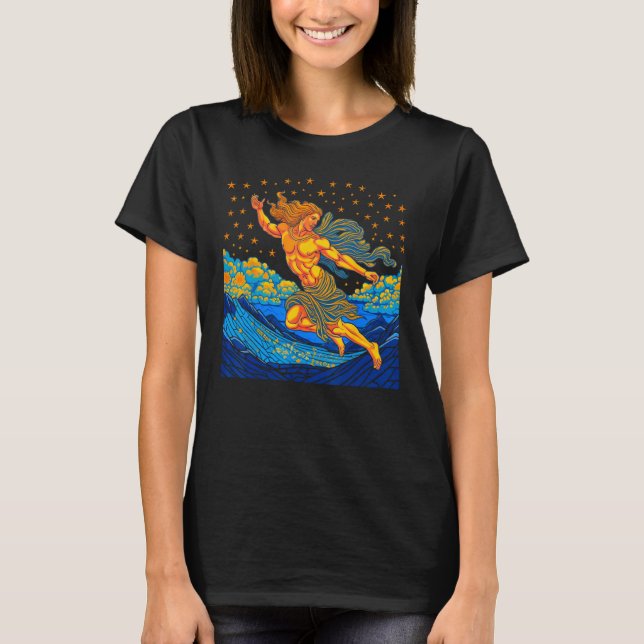 Camiseta Deus da Velocidade Arte Mitologia Grega (Frente)