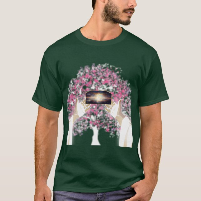 Camiseta Deus disse, que haja luz (Frente)