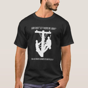 Camiseta Deus Disse Que Havia Linemen Criado Para Dis