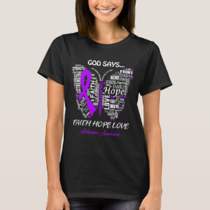 Camiseta Deus Diz Fé Esperança Amor Conscientização Heimerh