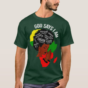Camiseta Deus diz que eu sou