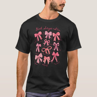 Camiseta Deus Diz Que Eu Sou A Arco Coquetinha Da Garota Cr