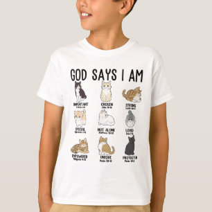 Camiseta Deus Diz Que Eu Sou Bonita Jesus Mulheres Adolesce