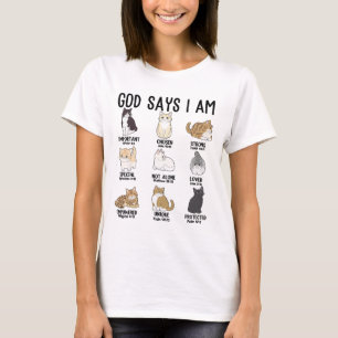 Camiseta Deus Diz Que Eu Sou Bonita Jesus Mulheres Adolesce