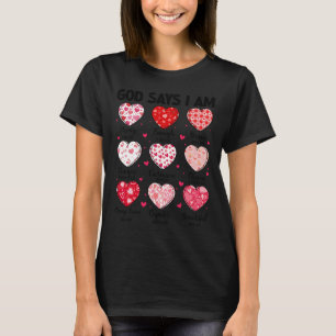 Camiseta Deus Diz Que Sou Dia de os namorados Sobre Christi