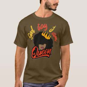 Camiseta Deus Diz Que Sou Rainha Melanina, Mulher Negra