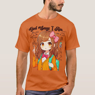 Camiseta Deus diz que sou uma professora de Design de matem