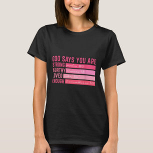 Camiseta Deus Diz Que Você É Cristão Namorado
